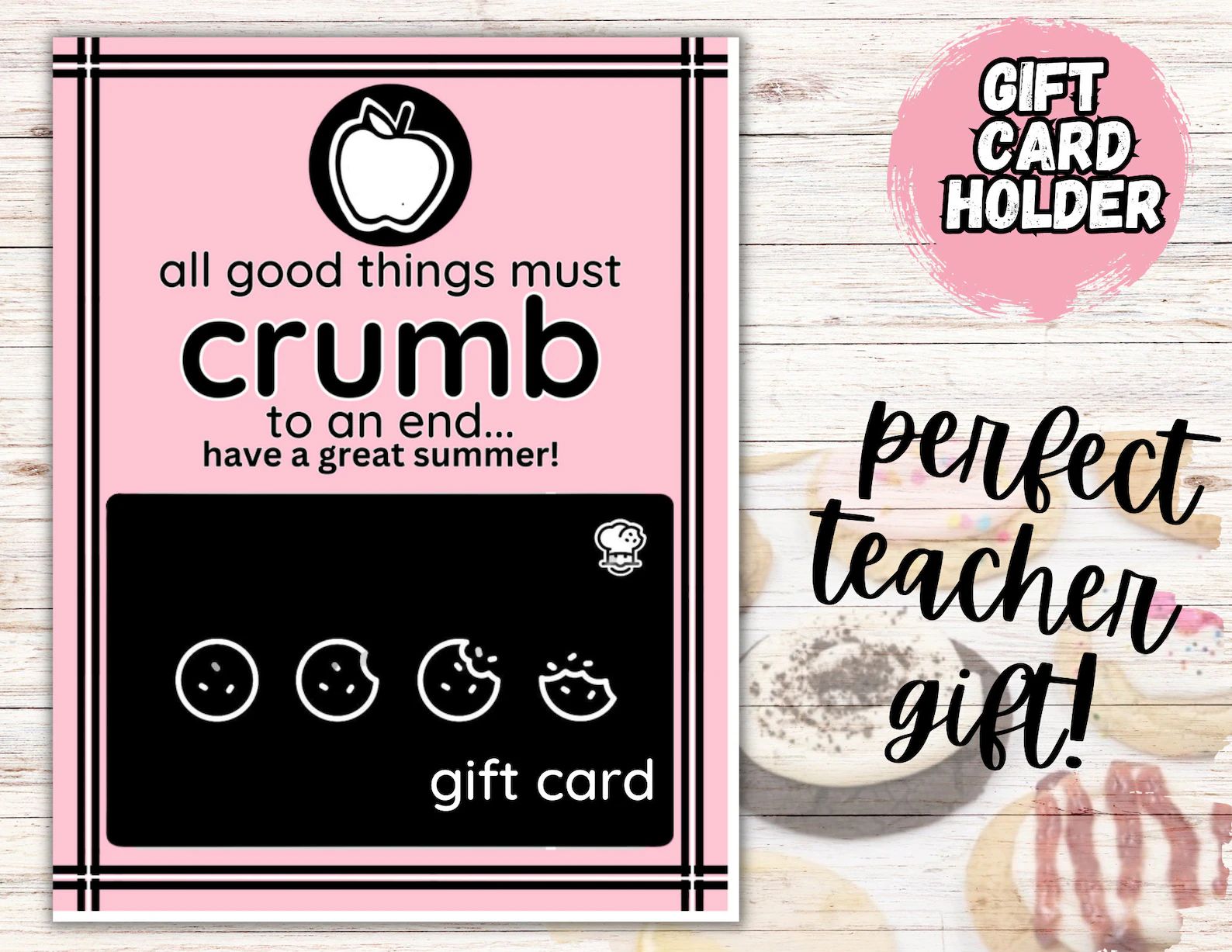Crumbl Gift Card Holder/printable/instant Download/teacher - Etsy | Etsy (US)