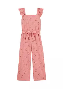 Girls 4-6x Eyelet Jumpsuit | Belk