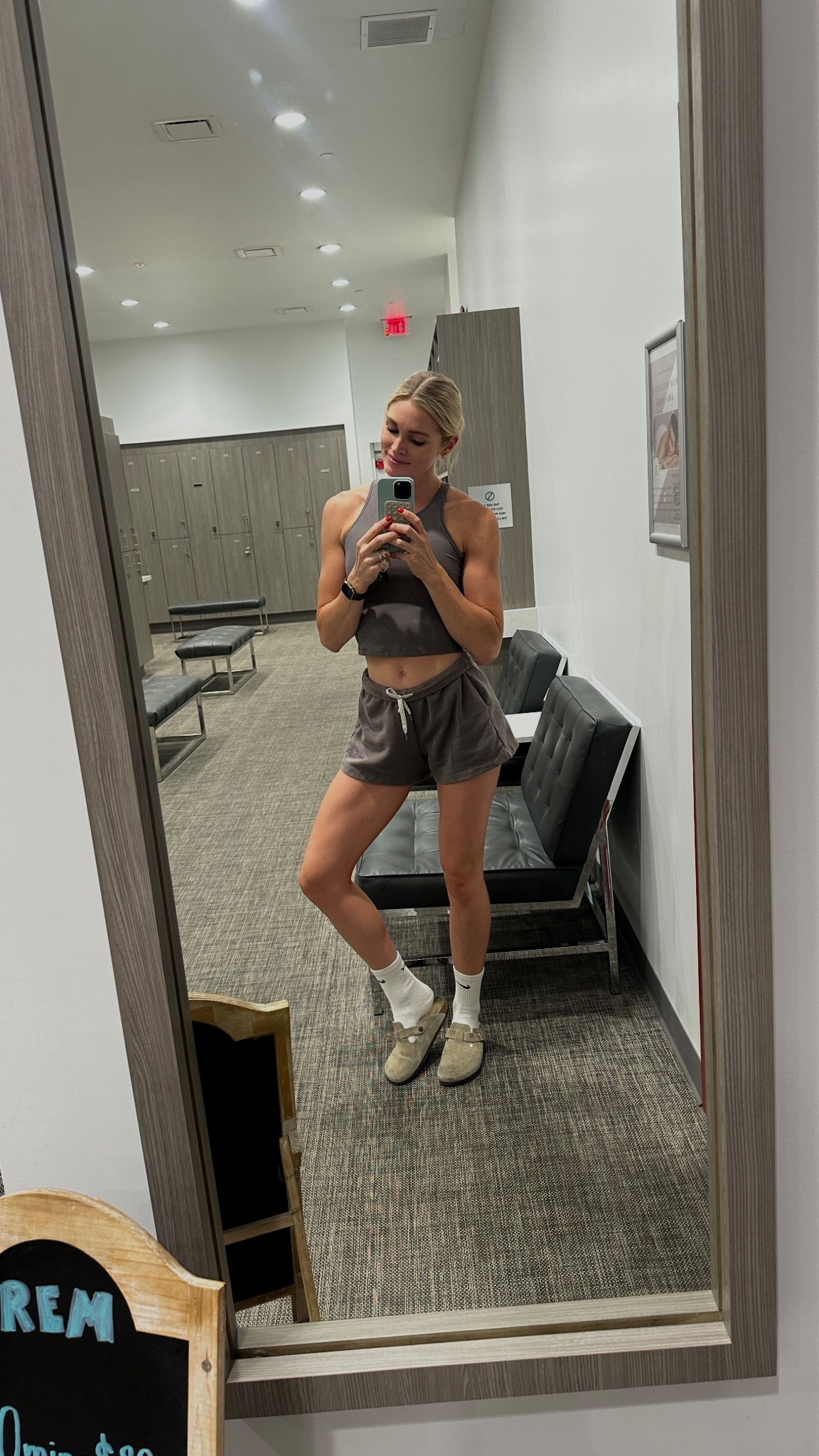 Wearing XS in the tank
S in shorts 

#LTKStyleTip #LTKActive