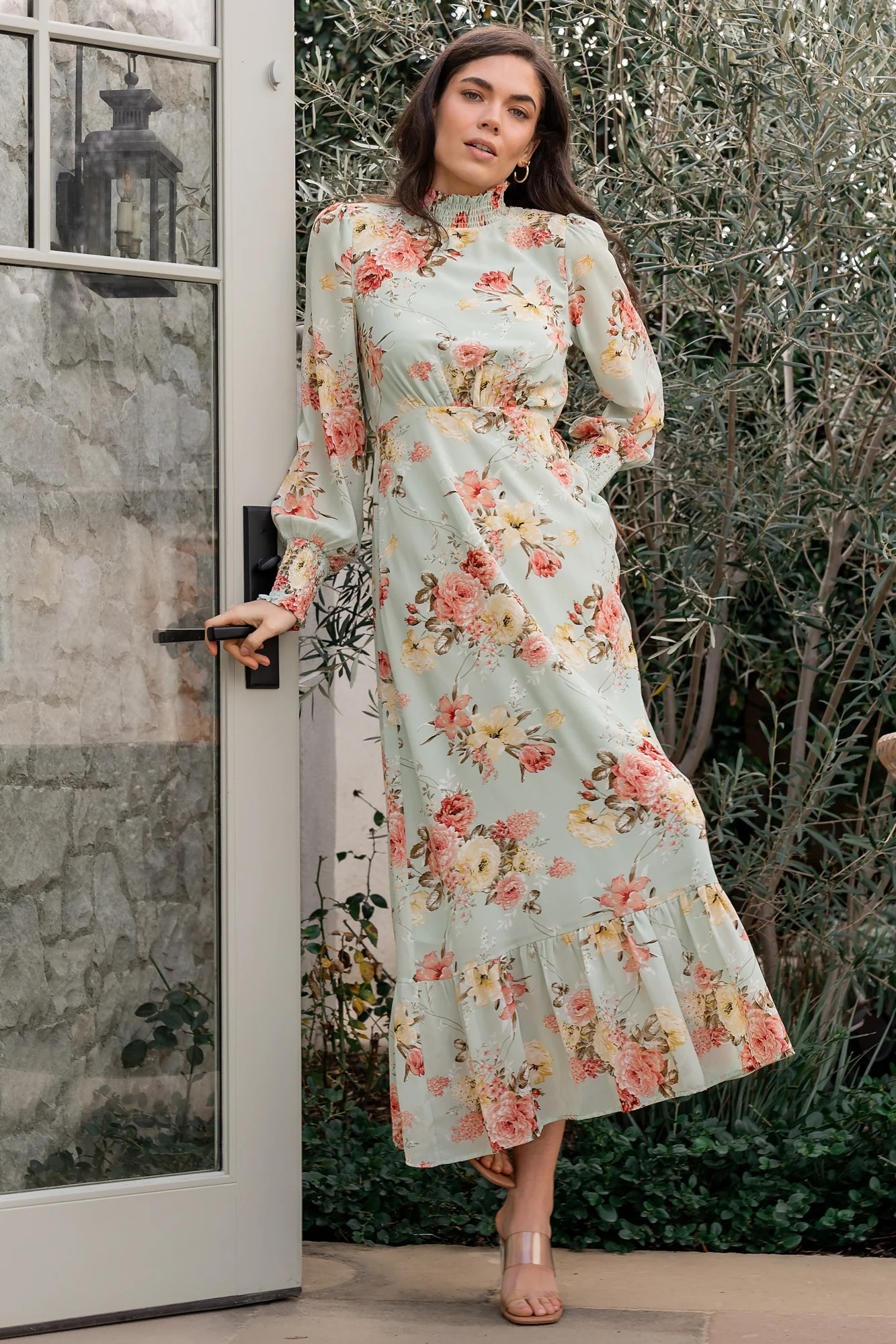 Luciana Maxi Dress | Sage Multi | Baltic Born