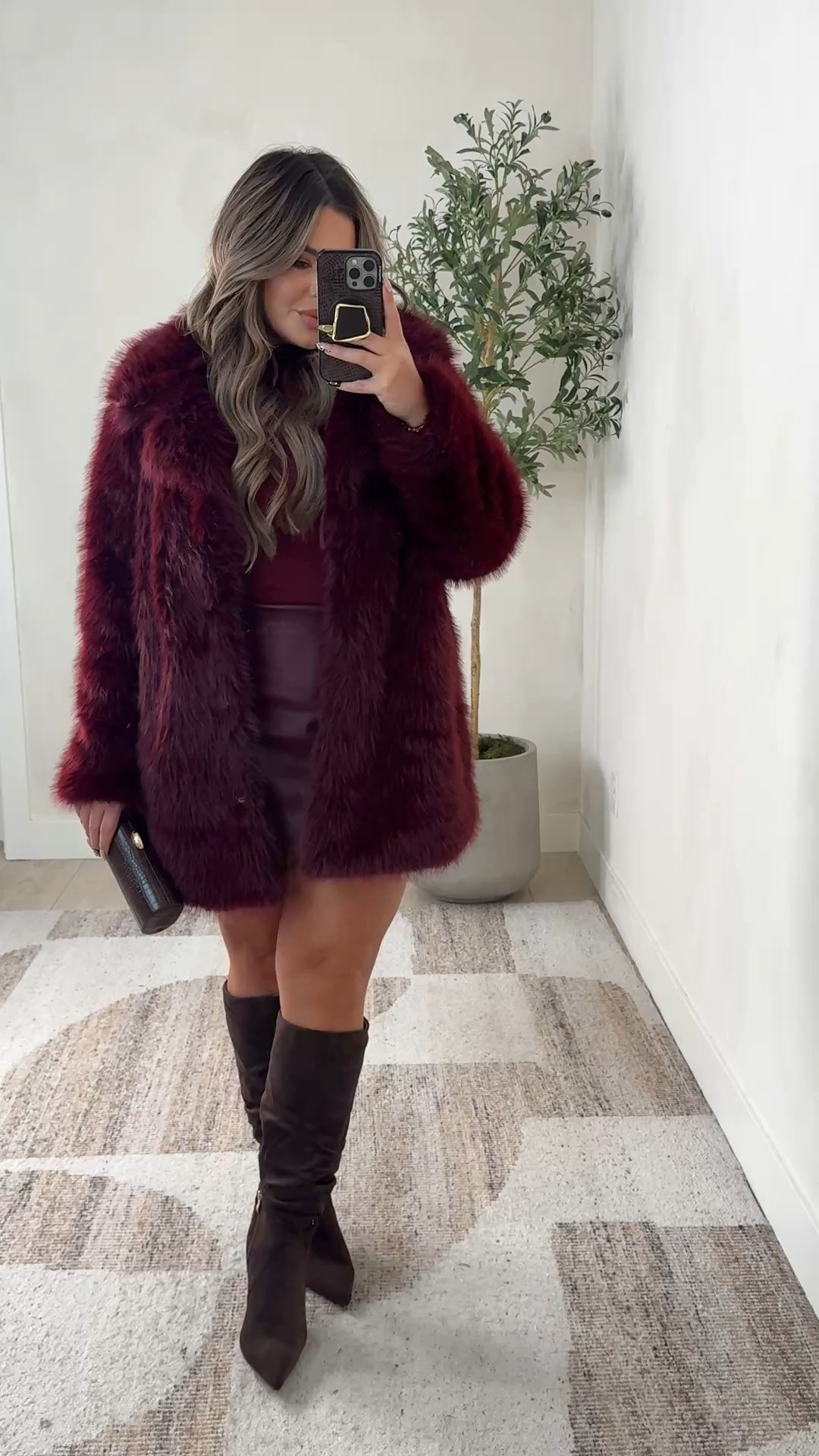 Jacket xl 
Top L 
Skirt L 
Boots tts 


#LTKHoliday #LTKFindsUnder50 #LTKSaleAlert