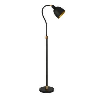 Meyer&Cross Vincent 58 in. Blackened Bronze Arc Floor Lamp-FL0299 - The Home Depot | The Home Depot