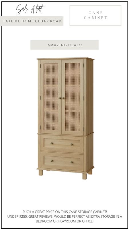 SALE ALERT! Love this cane cabinet and it’s on sale under $250! Great reviews. Use as extra storage in a bedroom,
Playroom, office!

Cabinet, accent cabinet, storage cabinett

#LTKsalealert #LTKhome