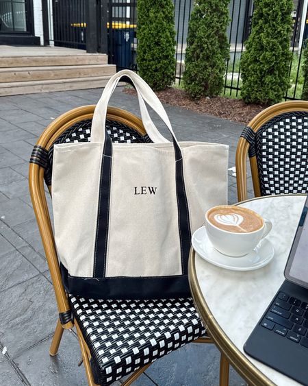 My favorite canvas tote! Perfect for the farmer’s market or coffee shop days! $33, this is black XL 🤍🤍

#LTKItBag