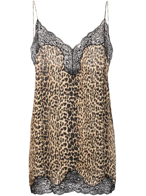 Camisole-Top mit Leoparden-Print | Farfetch (DE)
