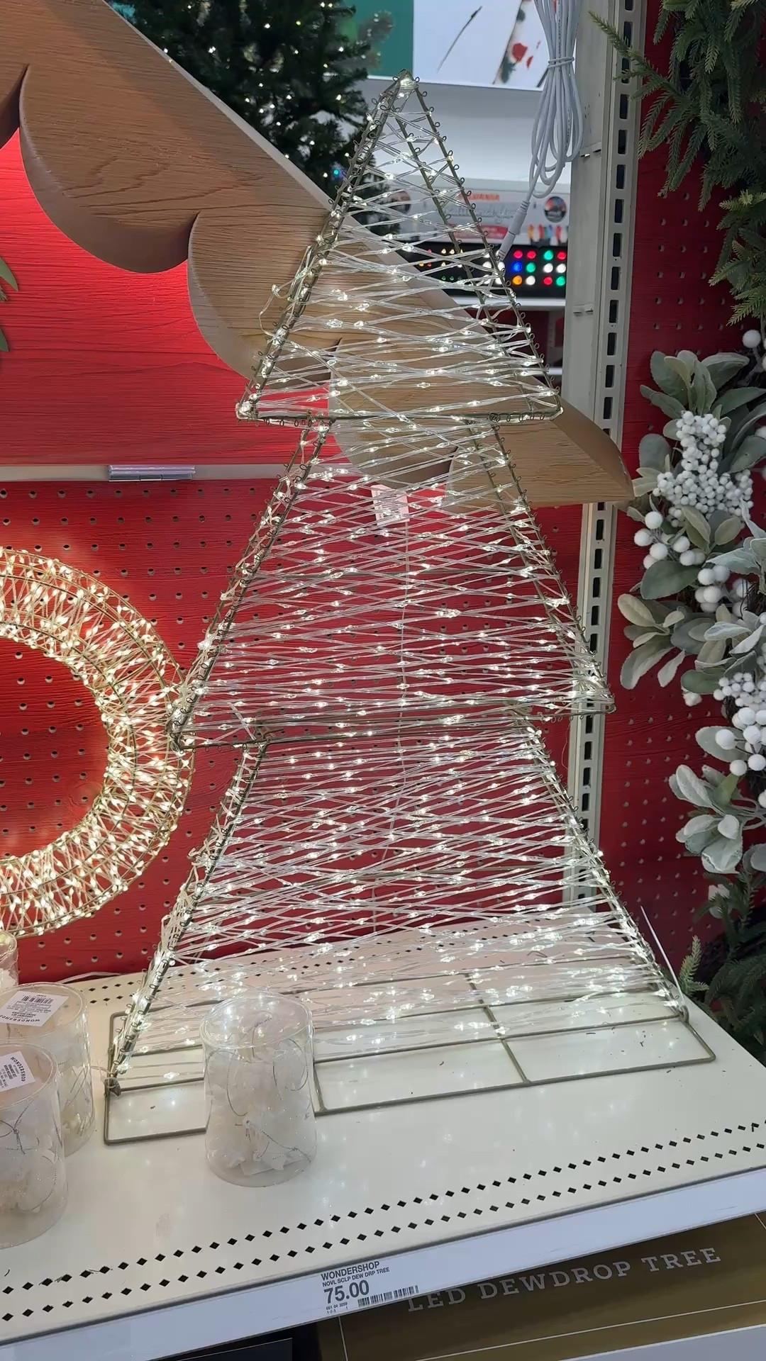 Metal tree figure with LED lights. Perfect for outside on the front porch for the holidays. ❤️🛍️

#LTKHome #LTKCyberWeek #LTKHoliday