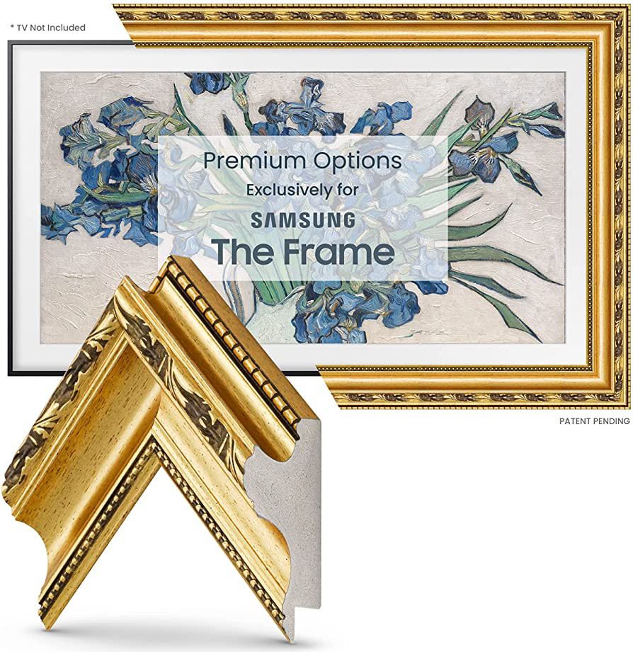 Deco TV Frames - Ornate Gold Smart Frame Compatible ONLY with Samsung The Frame TV (65", Fits 202... | Amazon (US)