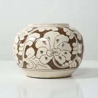 Approx. 4.7 Inches Amalfi Double Glazed Round Vase (5.9" Opening) - Bed Bath & Beyond - 42619562 | Bed Bath & Beyond