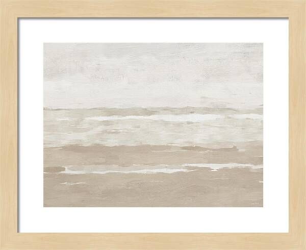 Vanilla Sand- Art by Linda Woods Framed Print | Fine Art America