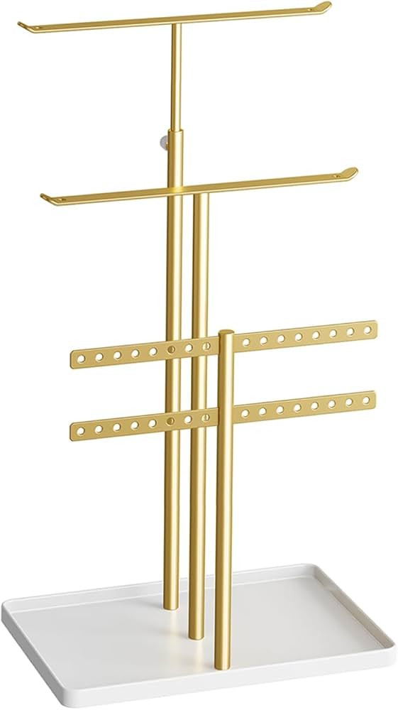 susswiff Jewelry Holder Organizer Stand - Adjustable Jewelry Tree 17.5" Height (Max), Jewlery Han... | Amazon (US)