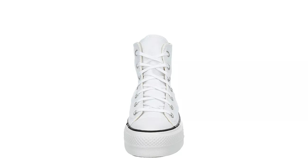 Converse Womens Chuck Taylor All Star High Top Platform Sneaker - White | Rack Room Shoes