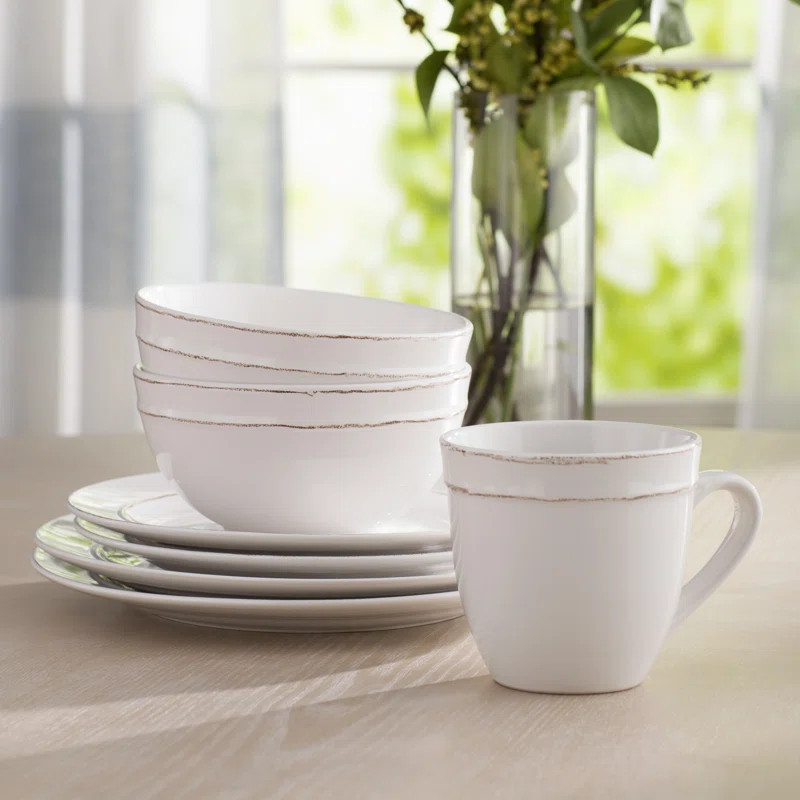 Harwood 16 Piece Dinnerware Set, Service for 4 | Wayfair North America