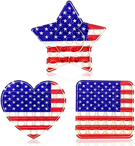 Jofan 3 Pack Pop Fidget Toys Set Push Sensory Toys Pack for Kids Students Friends Family Stress R... | Amazon (US)