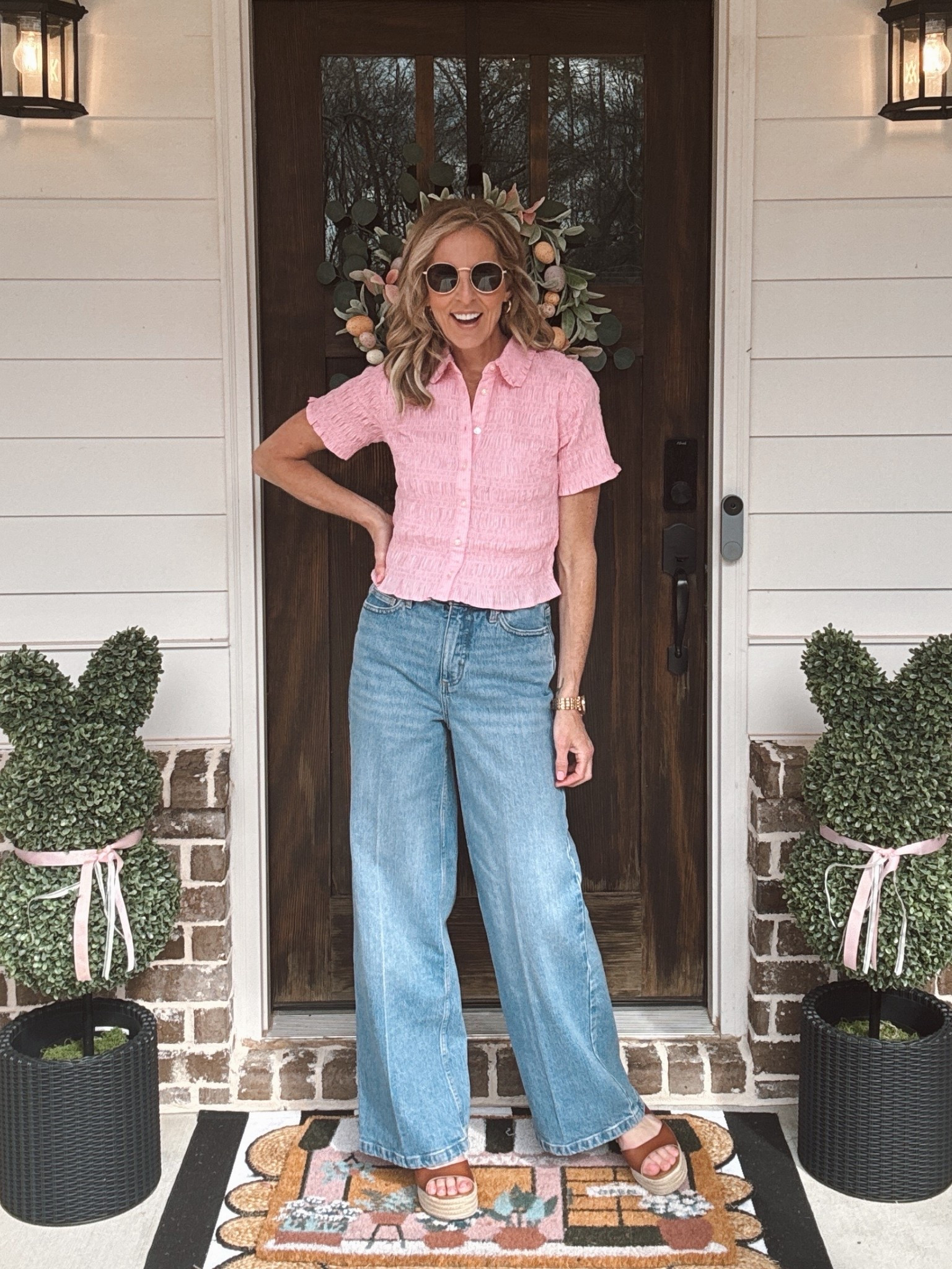 It’s time to add a little texture and interest to your look… Is $24 free assembly Mock button front shirt makes quite a statement alone or paired with the Mock waist $24 cotton mini skirt… These pieces look great together or on their own. Wearing a size extra small in both  

#LTKgrwm #LTKootd #LTKmomlife