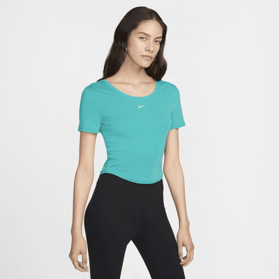 Nike Sportswear Chill Knit Women's Tight Scoop-Back Short-Sleeve Mini-Rib Top | Nike (US)