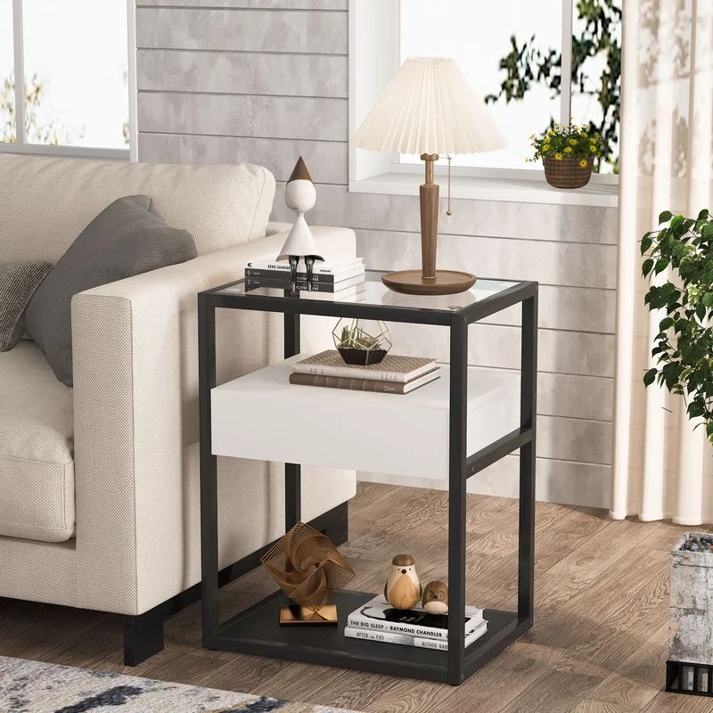 27.5" Tall Nightstand With Drawer | Wayfair Professional