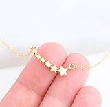 Delicate Six Star Necklace, Dainty Gold Star Necklace, Layering Necklace, Minimalist Jewelry, Gift f | Amazon (US)