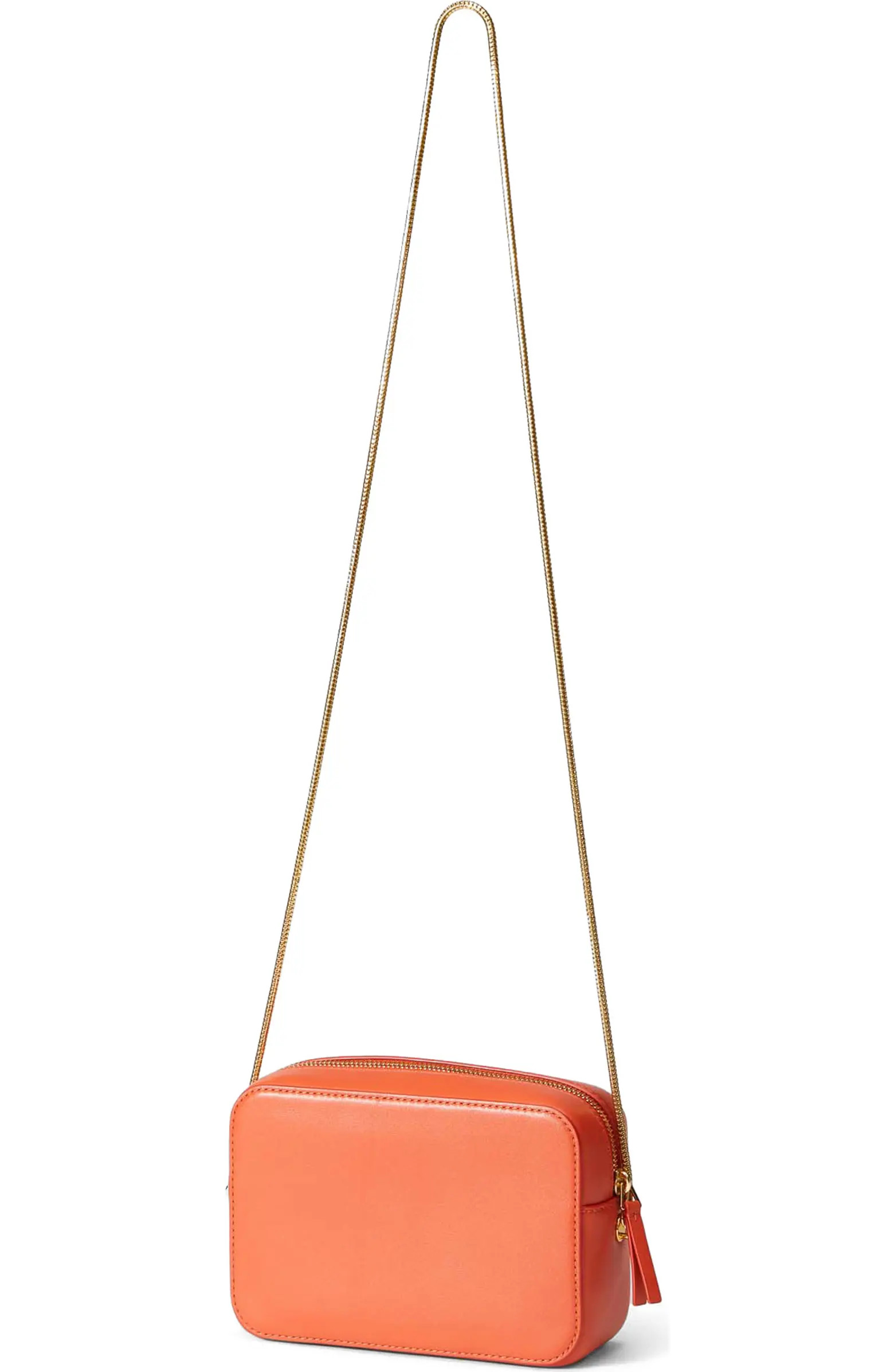 Veronica Beard Boxy Chain Leather Crossbody Bag | Nordstrom | Nordstrom