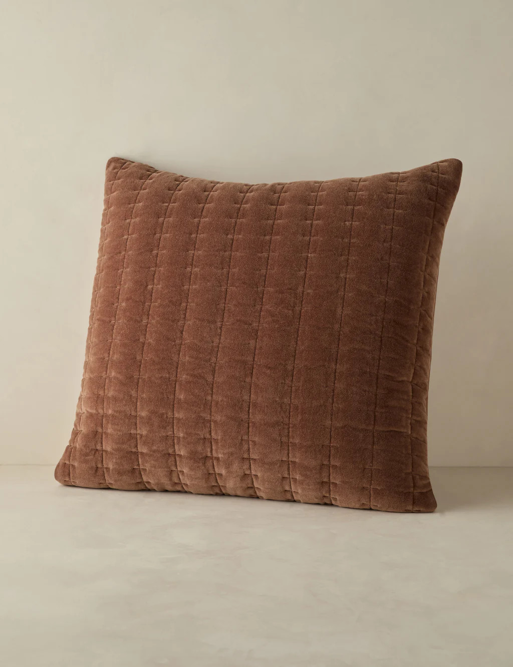 Anderson Velvet Quilted Sham | Lulu and Georgia 