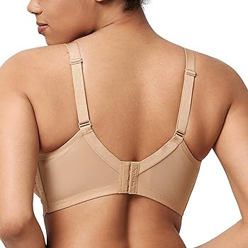 HSIA Minimizer Bras for Women Large Bust Full Coverage Lace Plus Size Bra - Mermaid Scales | Amazon (US)