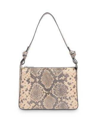 Erica Snake Embossed Leather Shoulder Bag | Bloomingdale's (US)