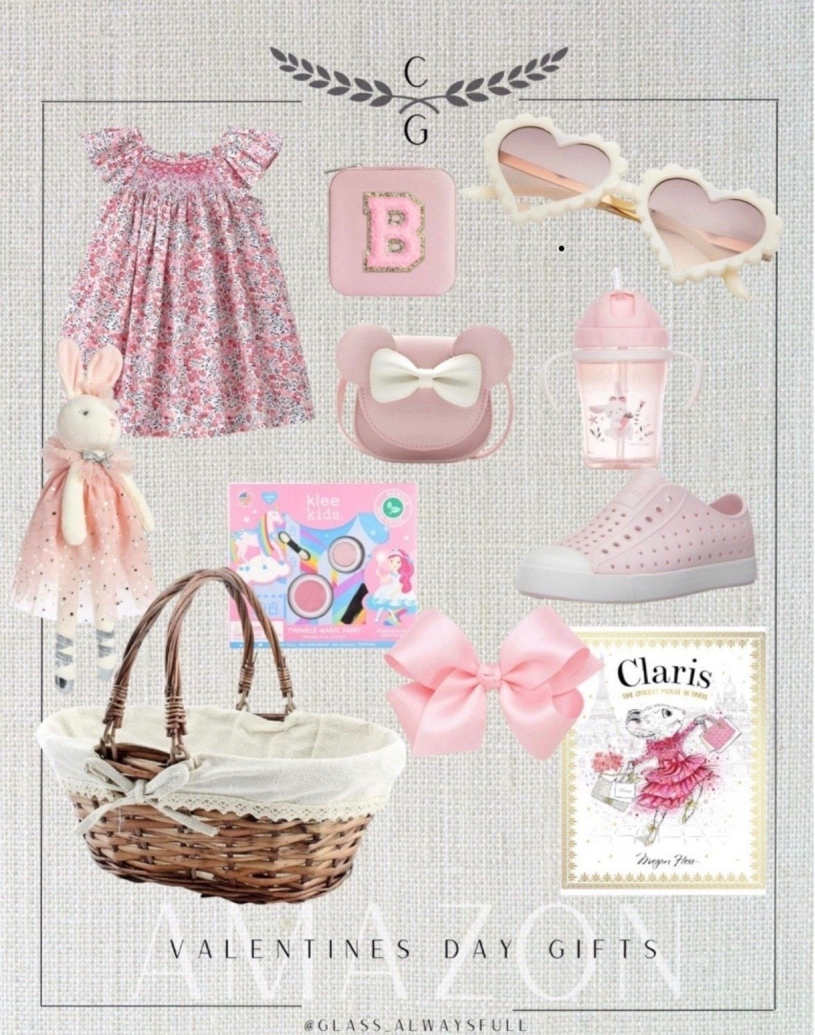 Amazon valentines day gifts, little girl valentines day gifts, baby girl valentines basket, baby girl gifts, baby girl clothes, baby girl sweaters, baby girl shoes, Valentine’s day, toddler girl shoes, baby girl gift guide, Valentine’s Day gift guide. Callie Glass 
#LTKGiftGuide 


#LTKSeasonal #LTKBaby #LTKKids