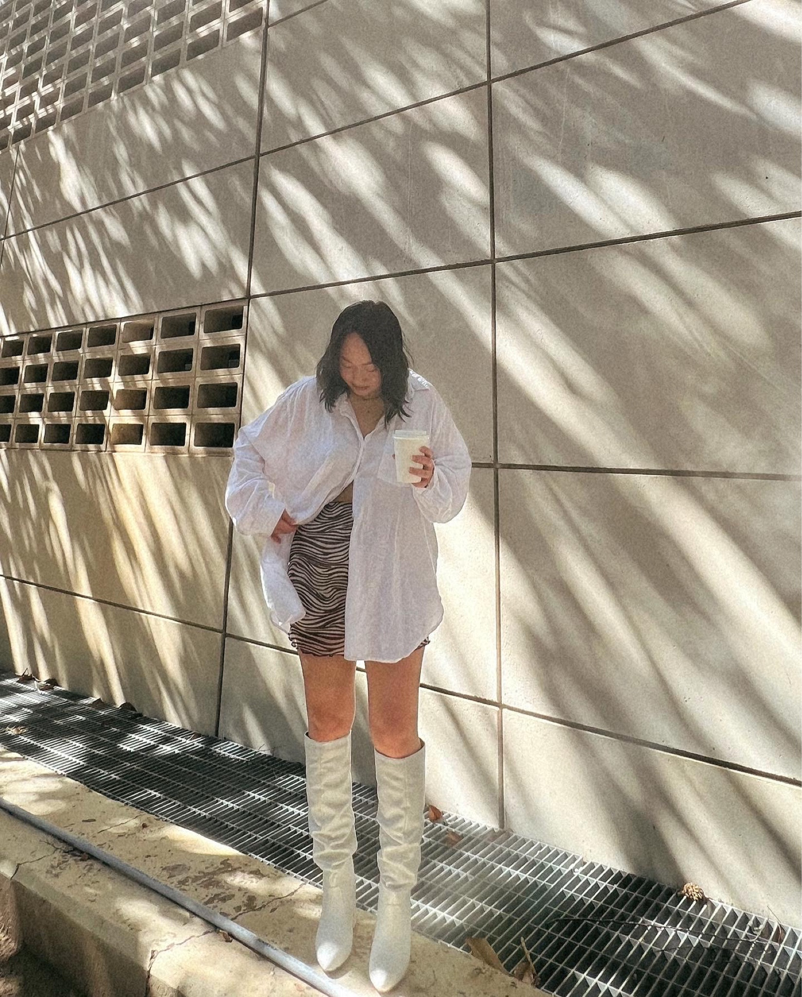 white knee-high boots, fall outfit inspo, autumn outfit, oversized button-up, neutral fall outfit, pinterest fall outfits, trendy outfit, easy outfit idea

#LTKstyletip #LTKunder50 #LTKfit