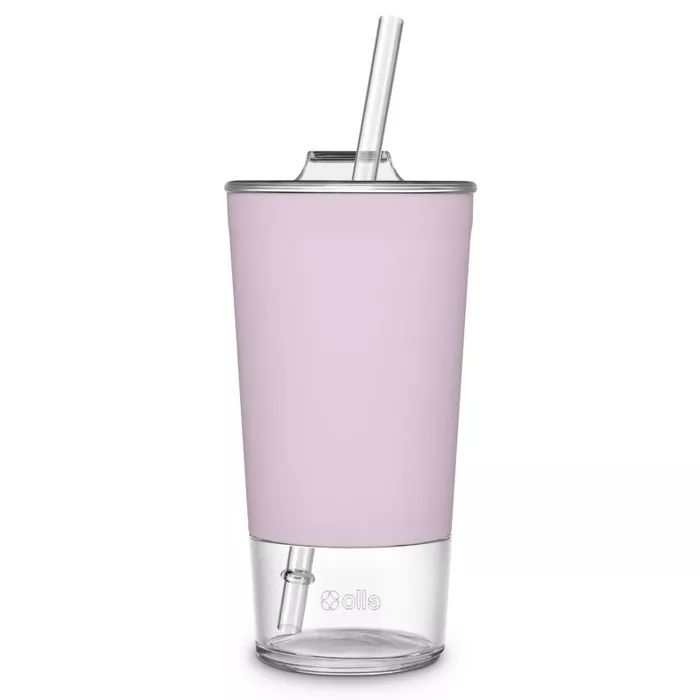 Ello Tidal 20oz Glass Tumbler with Lid | Target