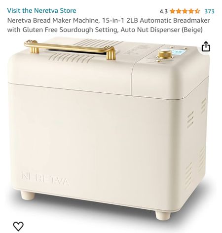 A friend had this and makes all her bread homemade. Including the regular sandwhich loaf of breads. So much cheaper than store bought AND cleaner because you choose your ingredients. No added crap👏🏼👏🏼

#breadmaker #amazonhome #amazonfinds 

#LTKhome #LTKsalealert #LTKfamily
