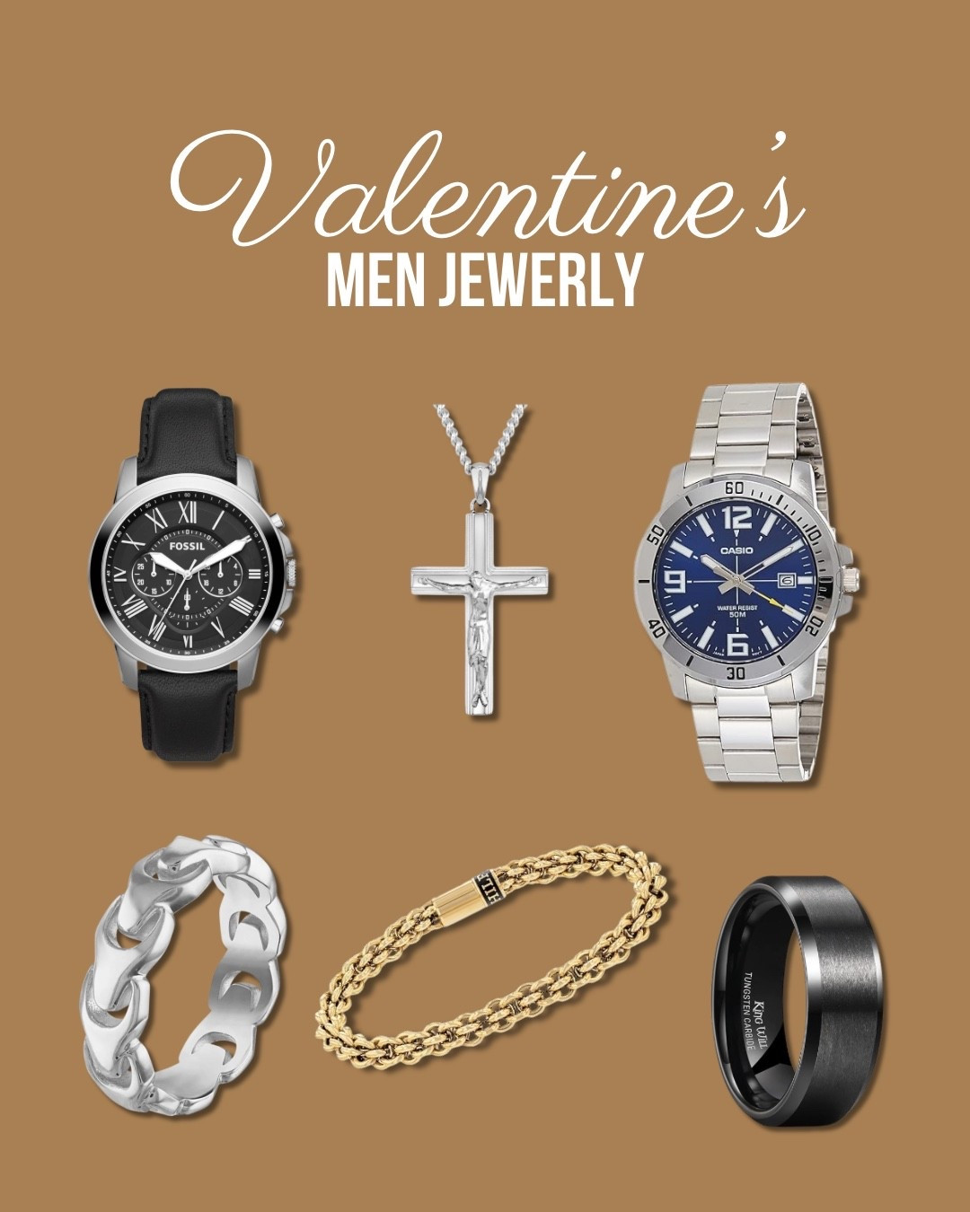 Jewelry guide for men this valentines 🤎

#LTKMens #LTKValentine #LTKgrwm