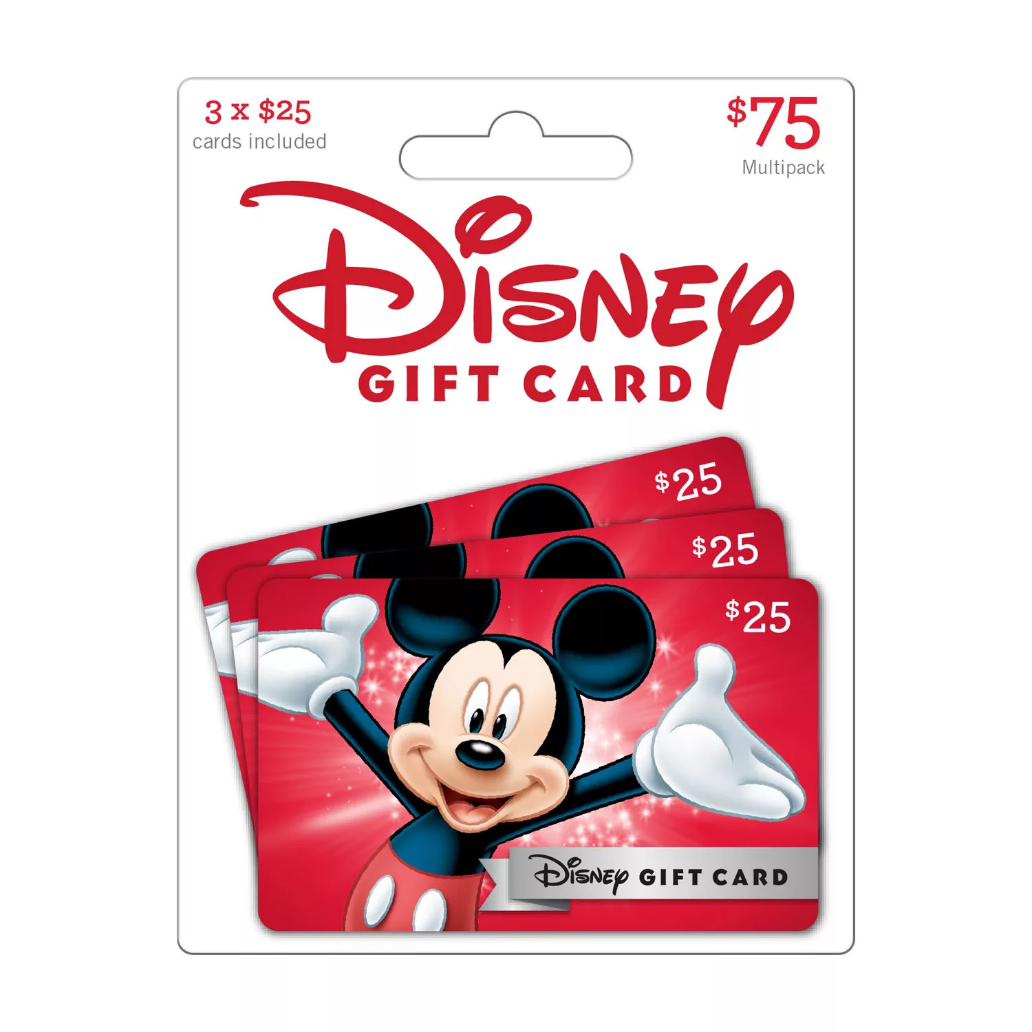 Disney $75 Gift Cards - 3 x $25 | Sam's Club