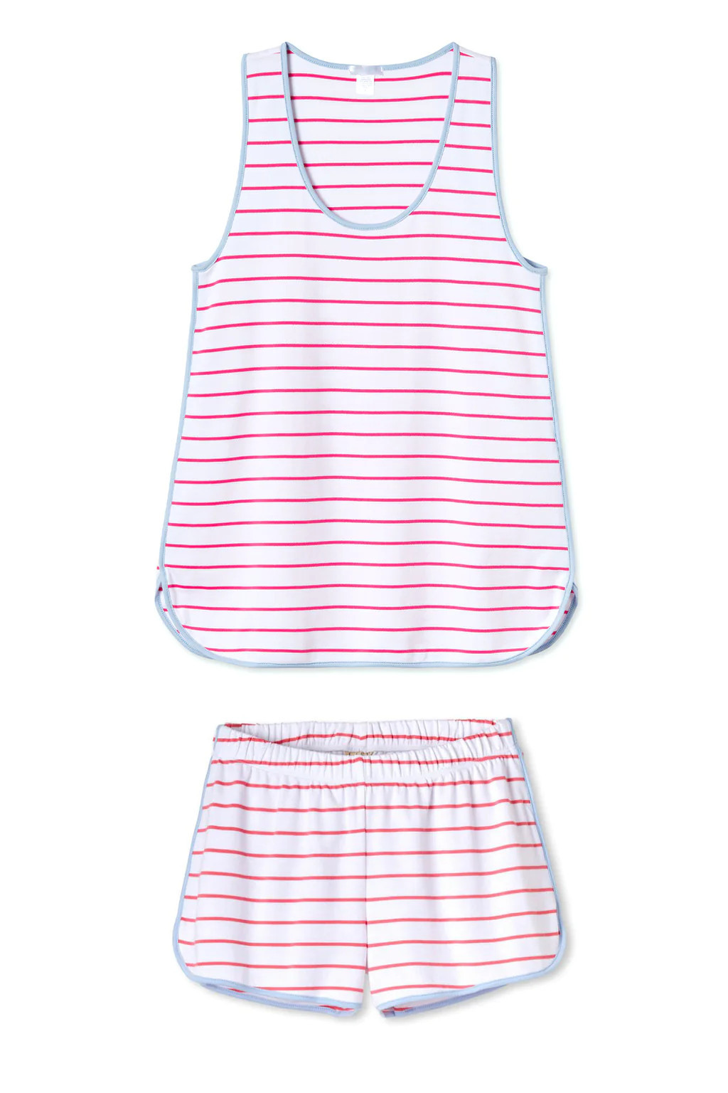 Pima Tank-Short Set in Sorbet | Lake Pajamas
