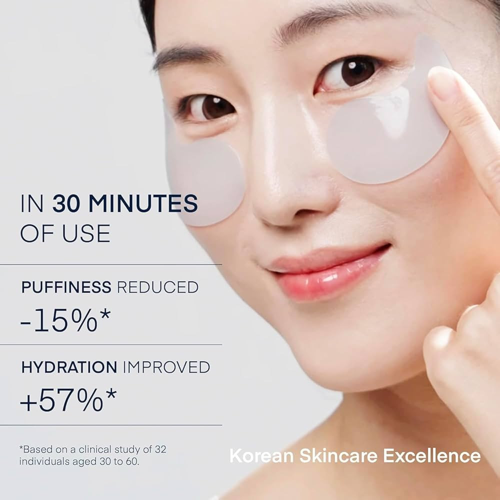Terez & Honor Under Eye Patches for Dark Circles - 60 Korean Hydrogel Masks for Puffiness, Bags, ... | Amazon (US)