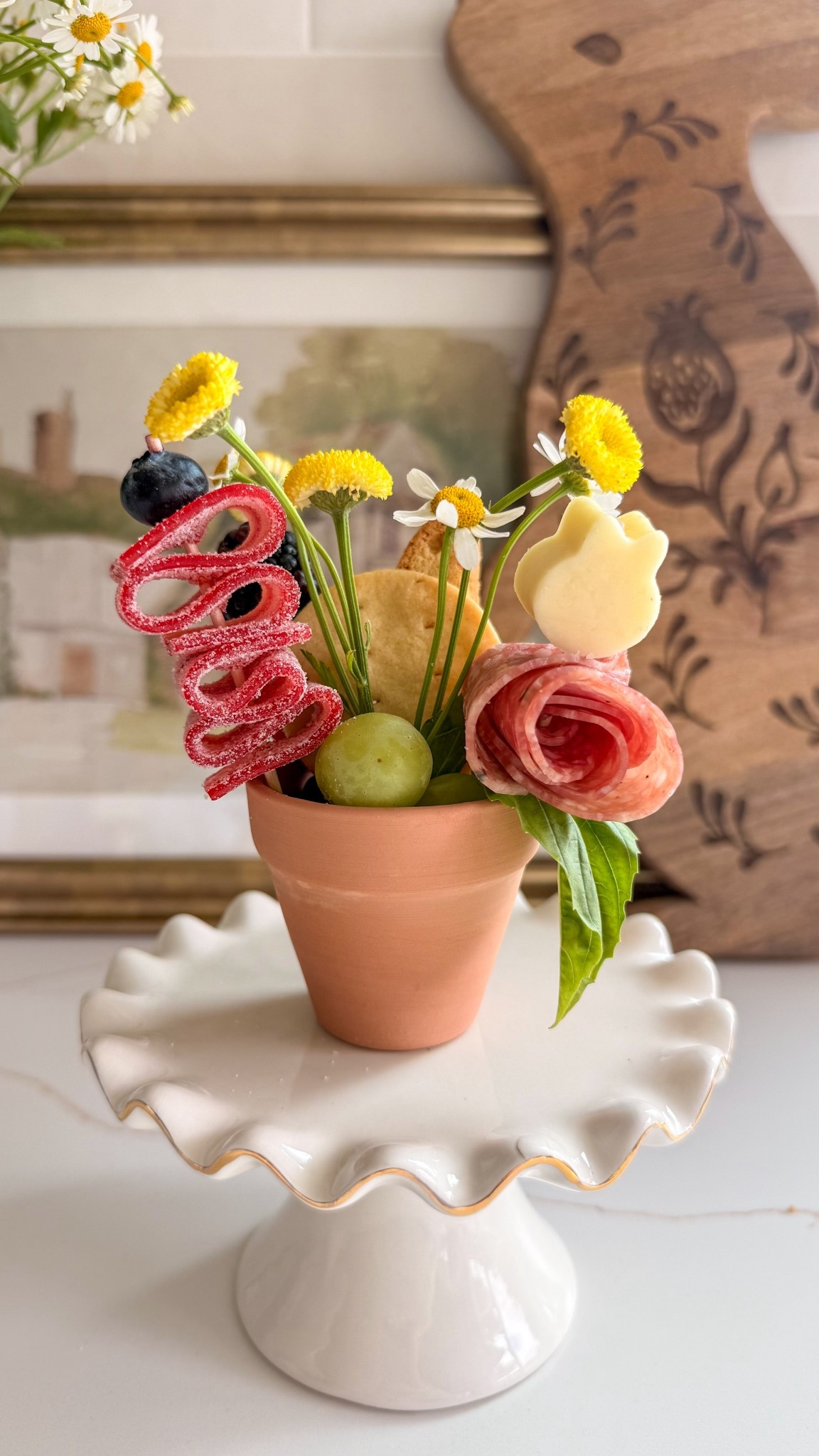 Mini Spring Charcuterie Pot💐🧀