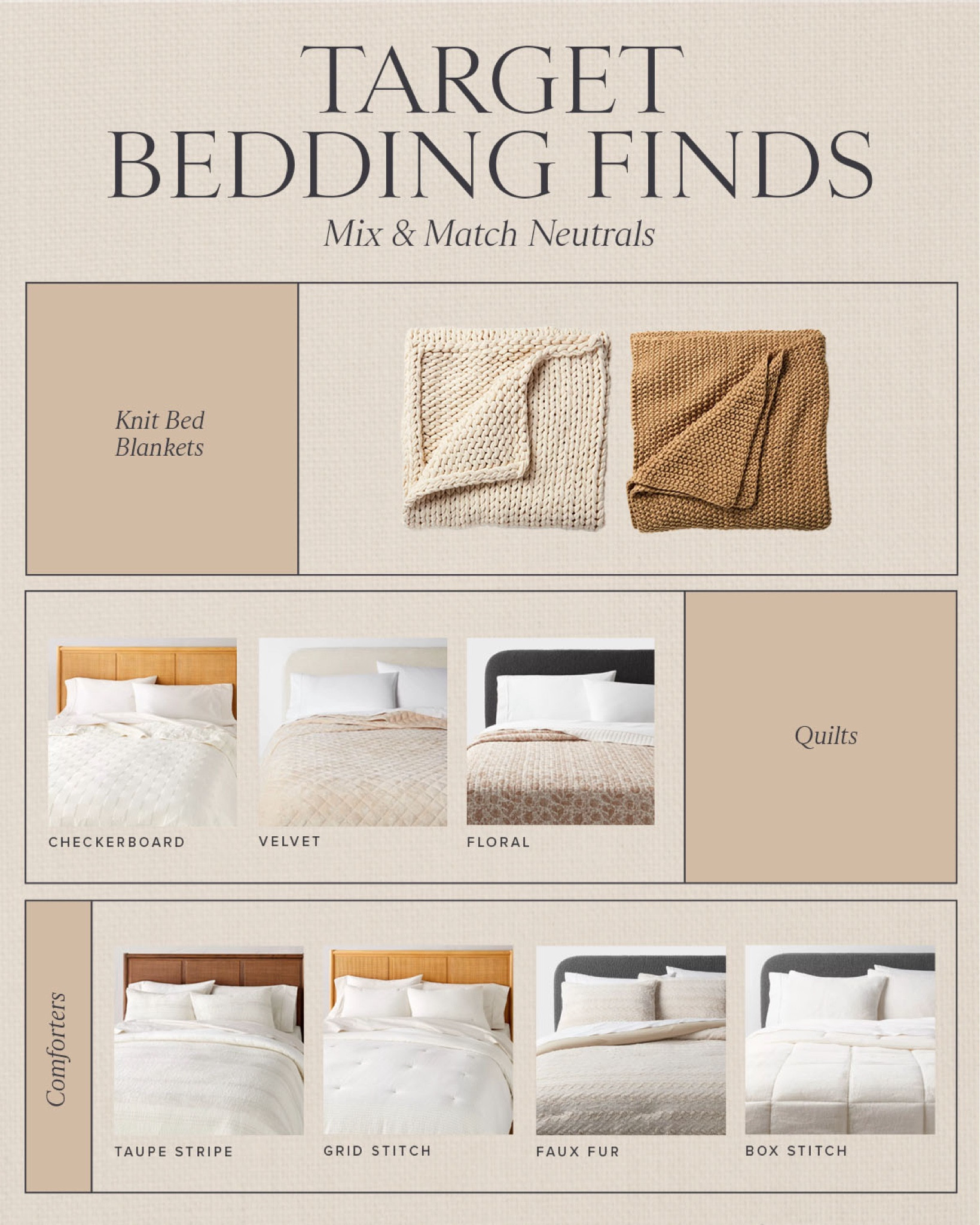 BEDDING \ Target finds for fall and winter! Bed blankets, quilts and comforters! 🛏️

Bedroom decor 

#LTKSeasonal #LTKFindsUnder100 #LTKHome