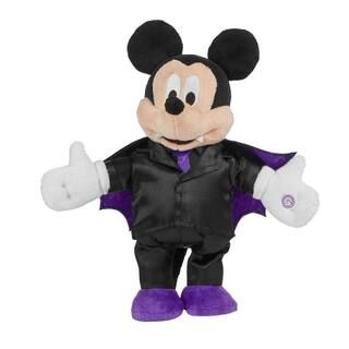 11.8 in. Animated Disney Mickey in Purple Bat Outfit Halloween Waddler | The Home Depot