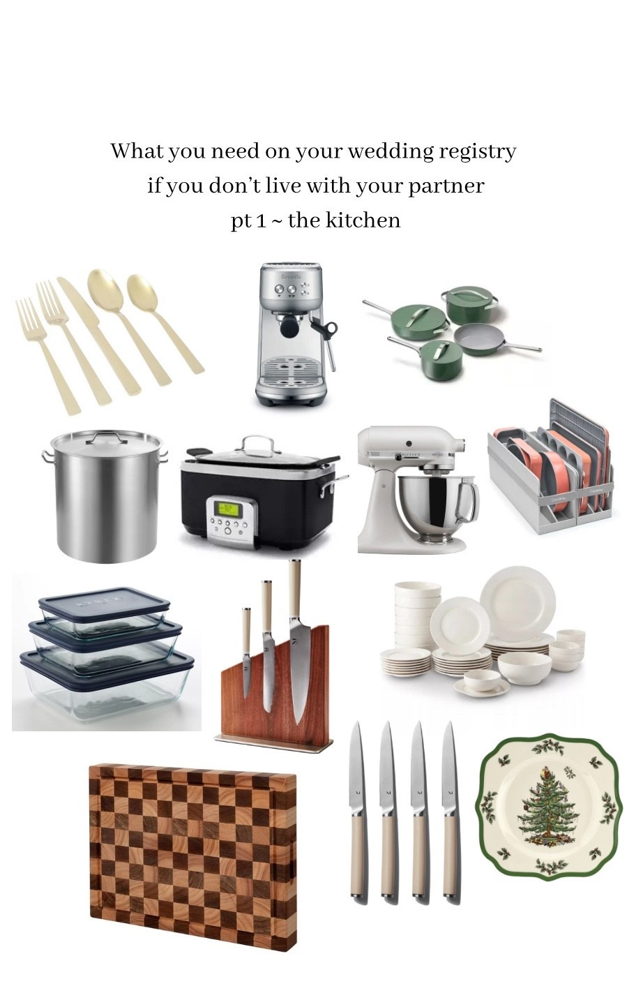 what to put on your wedding registry if you and your partner don’t live together! wedding registry inspiration

#LTKWedding