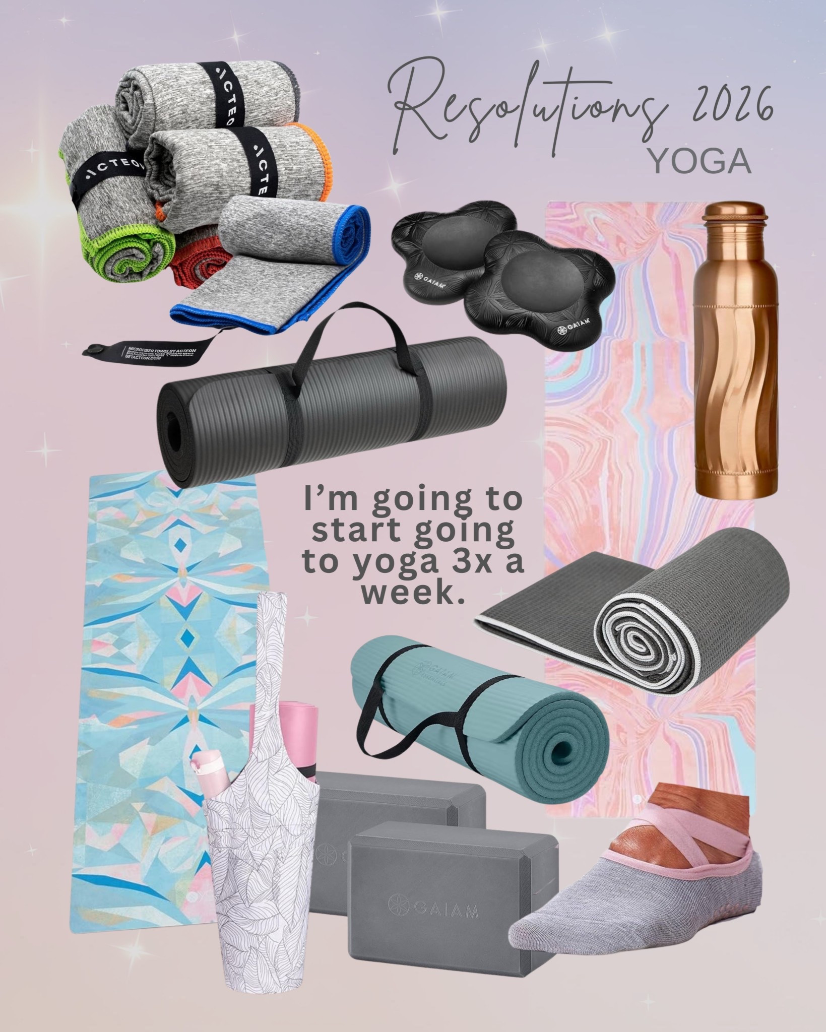 New Year, New Flow 🧘🏼‍♀️✨

Kickstarting my 2026 resolutions with a commitment to hit the mat 3x a week! 

Whether you’re a total beginner or a seasoned yogi, having the right gear makes all the difference in staying motivated.

I’ve rounded up my favorite essentials to help us find our zen this year—from high-grip mats and supportive blocks to the cutest carrying bags. We’ve got this! ☁️🙏🏼

#YogaResolutions #2026Goals #YogaGear #newyearsresolution #NewYearNewYou

#LTKSaleAlert #LTKfitnessgoals #LTKselfcare