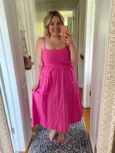 The perfect summer dress! So light and easy to wear. The fabric is super comfortable. It runs tts I’m wearing a large 



#LTKStyleTip #LTKMidsize #LTKSaleAlert