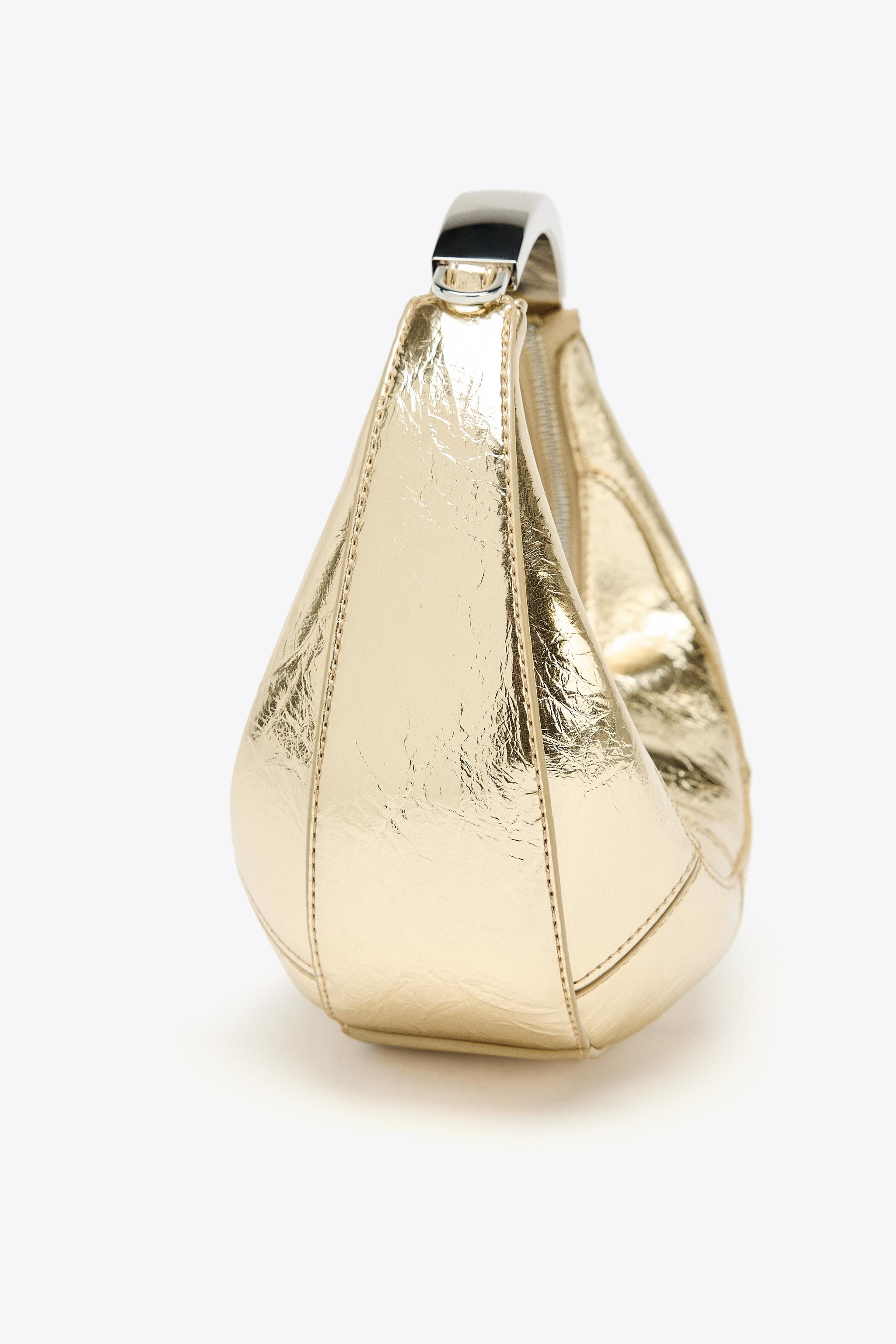 OVAL BAG WITH METAL HANDLE | Zara US