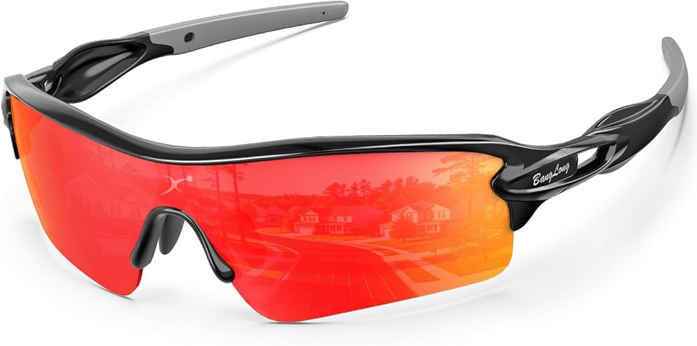 BangLong Polarized Sports Sunglasses for Men Women - UV400 Protection Sun Glasses for Cycling Run... | Amazon (US)