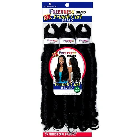 FREETRESS - 3X FRENCH CURL BRAID 22 | Walmart (US)