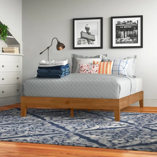 Harney Solid Wood Low Profile Platform Bed | Wayfair North America