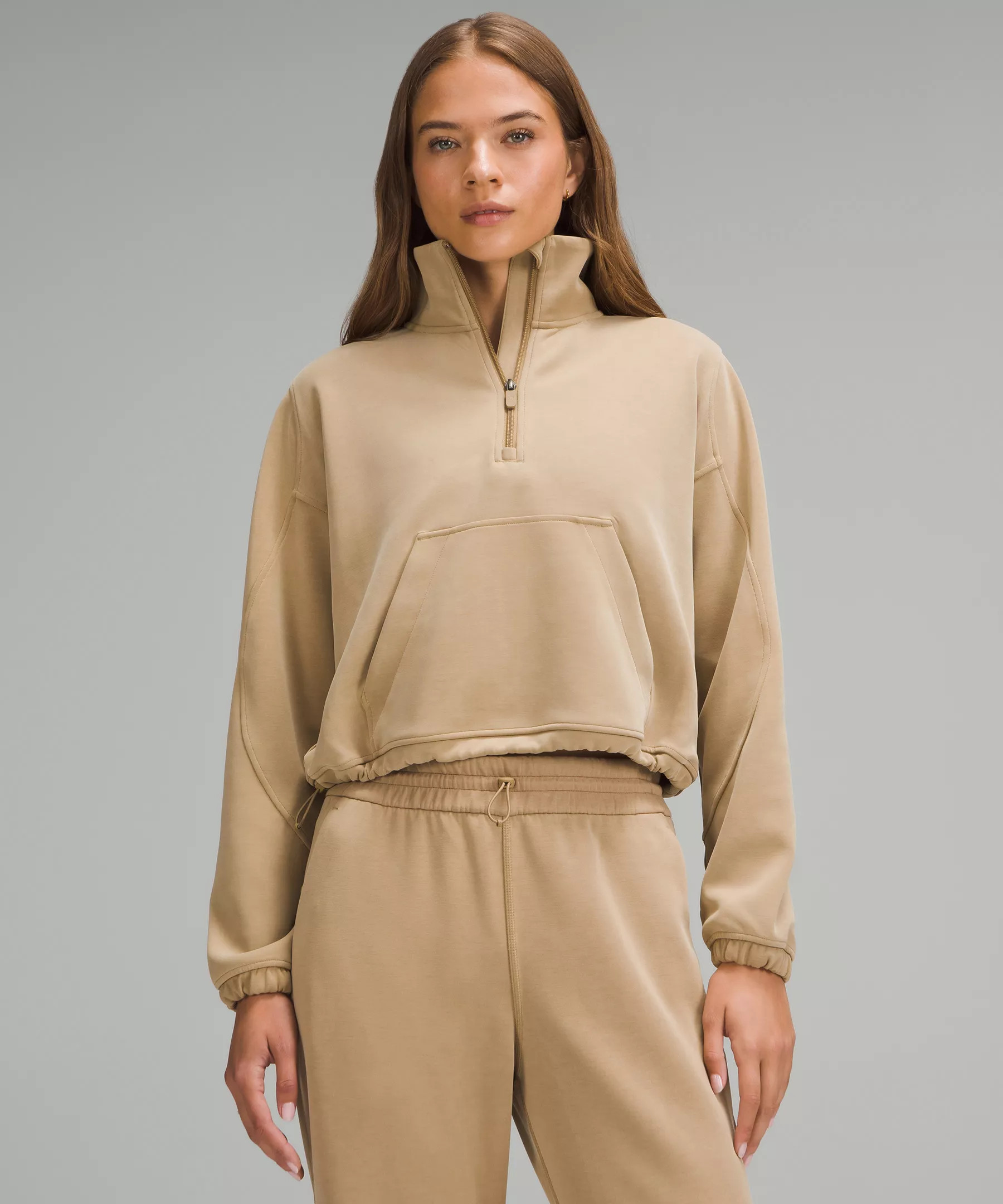 Brushed Softstreme Half Zip | Lululemon (US)