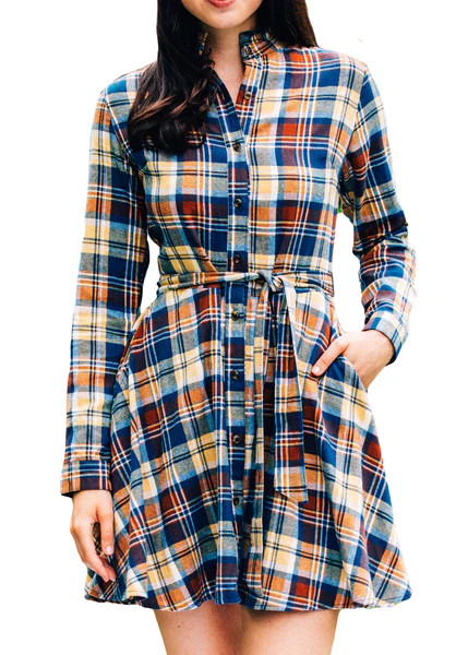 Vermont Country Store Flannel Dress | Kiel James Patrick