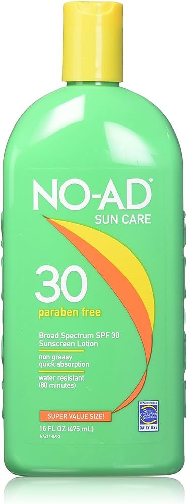 NO-AD Sunscreen Lotion SPF 30 , 16 Fl Oz (2 Pack) | Amazon (US)