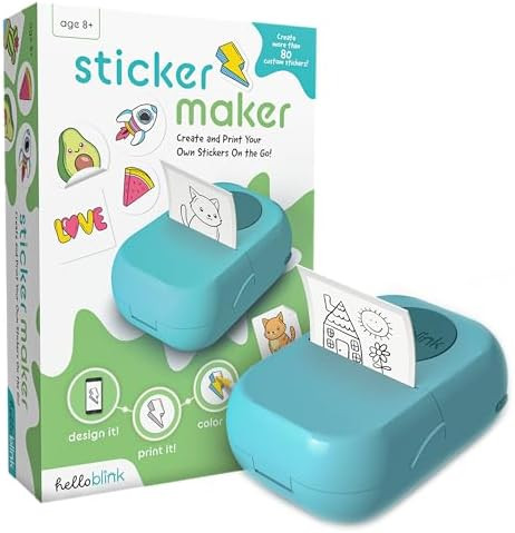 Ceaco Hello Blink - Mini Stickers and Photo Printer - Small Portable Bluetooth Thermal Printer St... | Amazon (US)
