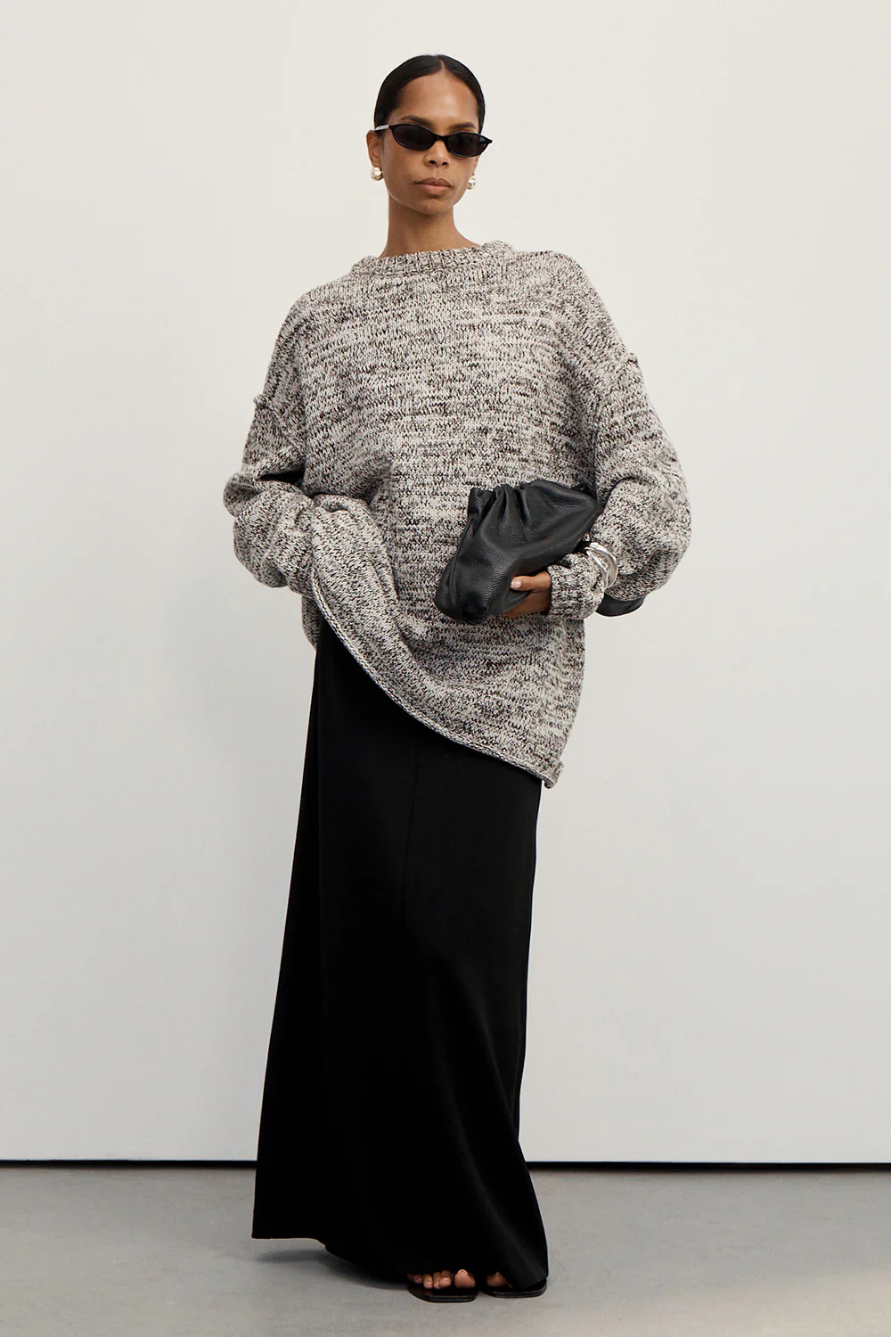 PARKER BLACK TAILORED MAXI SKIRT | DISSH