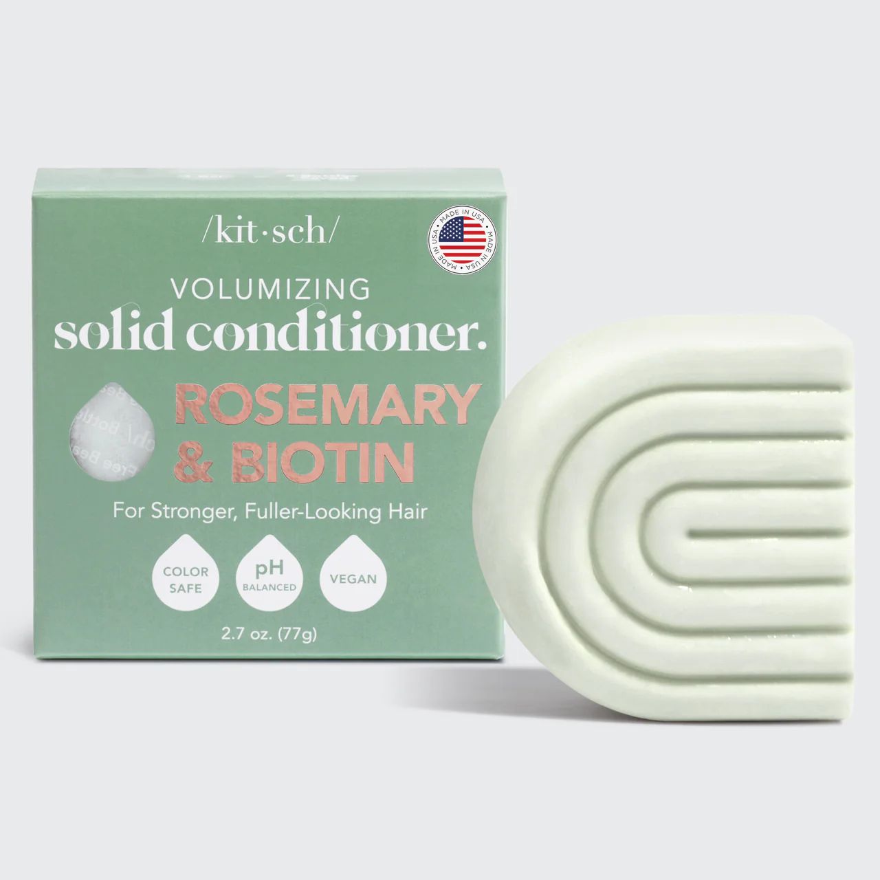 Rosemary & Biotin Volumizing Solid Conditioner | Kitsch