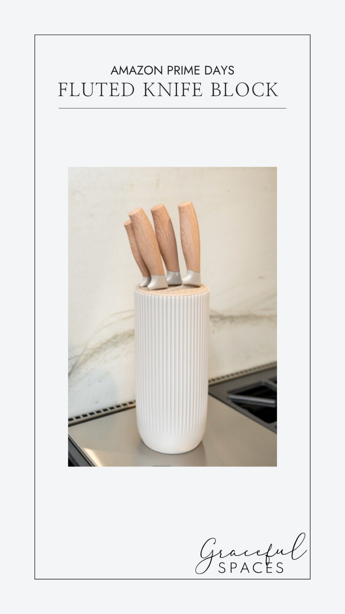 This gorgeous fluted knife block is an Amazon Prime! It’s a recent favorite from our Modern Muse project 

#LTKSummerSales #LTKHome #LTKSaleAlert